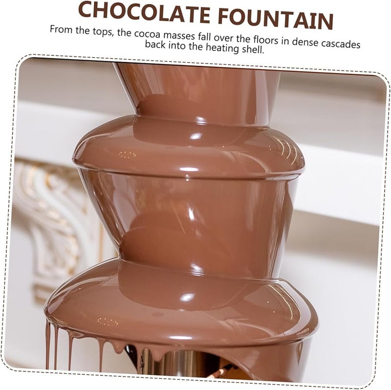 ستوبازا آلة تيمبير الشوكولاتة نافورة الشوكولاتة الساخنة مشروب حفلة شلال - Image 4